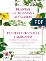 Plantas Autogamas y Alogamas