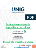 Aula 4 - Proteínas e Enzimas de Importância Nutricional