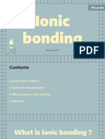 Grade-8 Ionic Bonding