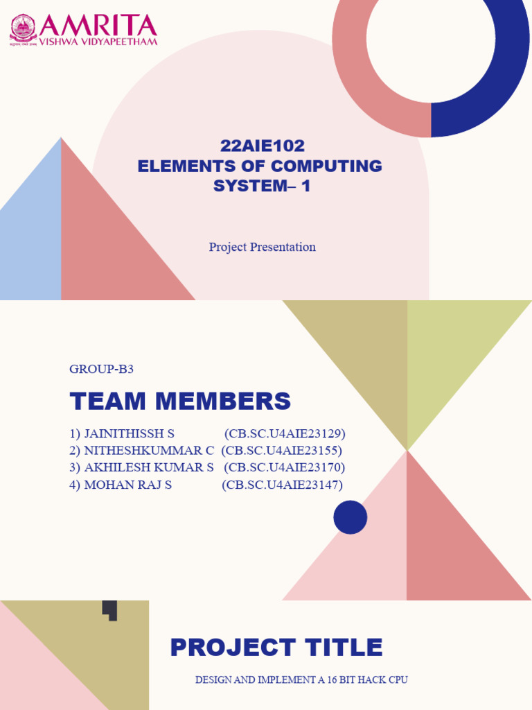 Eoc Project | PDF | Central Processing Unit | Office Equipment
