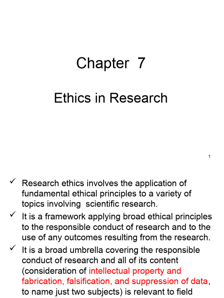 Key Principles of Research Ethics | PDF | Intellectual Property ...