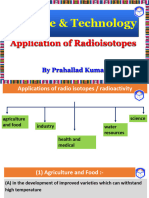 Application of Radioisotopes
