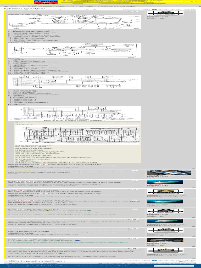 Schémas d'injection pour véhicules | PDF | Injection (moteur) | Allumage