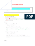 Medical Terminology