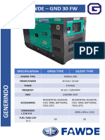 FAWDE 30 kVA 4DW92-39D