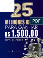 25 Melhores Ideias para Ganhar 1500 em 5 Dias