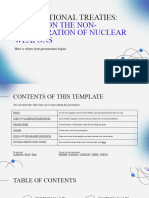 International Treaties - Treaty On The Non-Proliferation of Nuclear Weapons by Slidesgo