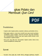 Meringkas Pidato Dan Membuat Que Card