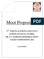 CUSAT Tech Moot Proposition