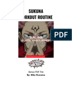 Sukuna Workout PDF