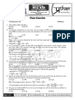 Class Exercise: QA - 3 Percentages, Profit and Loss and Partnership