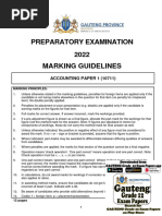 Grade 12 NSC Accounting P1 (English) September 2022 Preparatory Examination Possible Answers