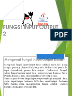 Fungsi Input Output Dasar (Output) 2