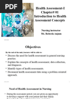 Nursing Health Assessment Guide | PDF | Physical Examination | Nursing