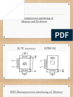 Week 3 1 8085 Interfacing of Memory and IO Devices