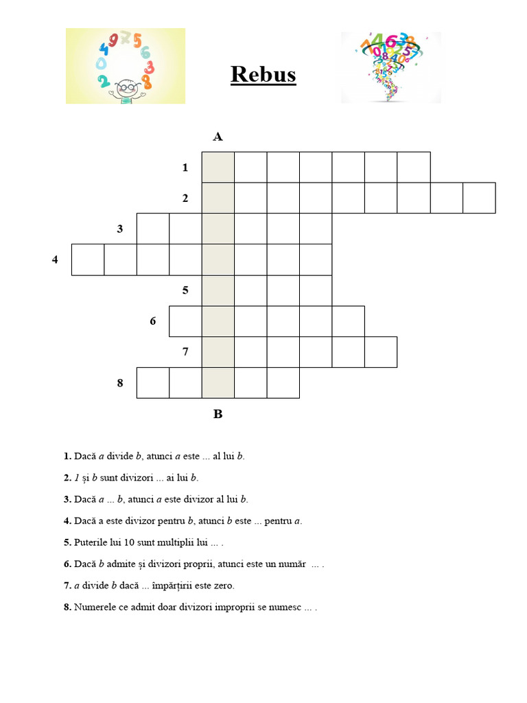 Rebus Clasa A 5-A | PDF