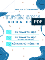 Tuyển sinh khoa CNTT