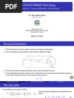 18ECE302T-U2-L14 Torsional Deflection, Intrinsic Stress