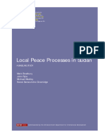 Bradbury Et Al. - Local Peace Processes in Sudan