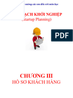 Kế hoạch Khởi nghiệp (Chương 3)