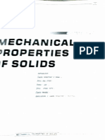 Mechanical: Properties