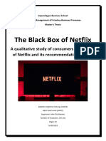Verburg, Babette Linnet, Bjørn - The Black Box of Netflix - A Qualitative Study of Consumers Perception of Netflix and Its Recommendation System