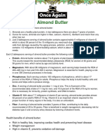 Almond Butter Health Facts