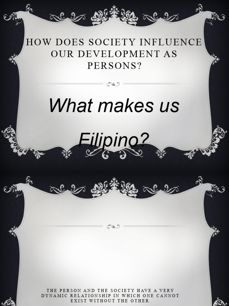 Society's Influence on Personal Development | PDF | Behavioural ...