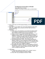 How To Use Redirection Function Block in CPU-522X