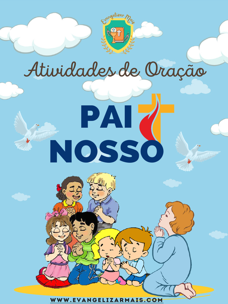 Livro Digital Atividades Pai Nosso Grátis Pdf Oração Do Senhor