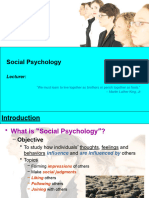 Topic 8 Social Psychology Lecture - Updated