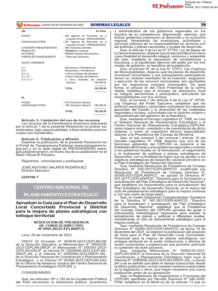 Guía para el Plan de Desarrollo Local | PDF | Planificación ...