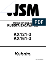 Kubota KX121-3 KX161-3 Workshop Manual Excavator