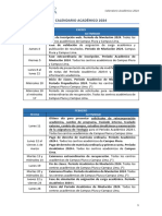 Calendario Académico 2024