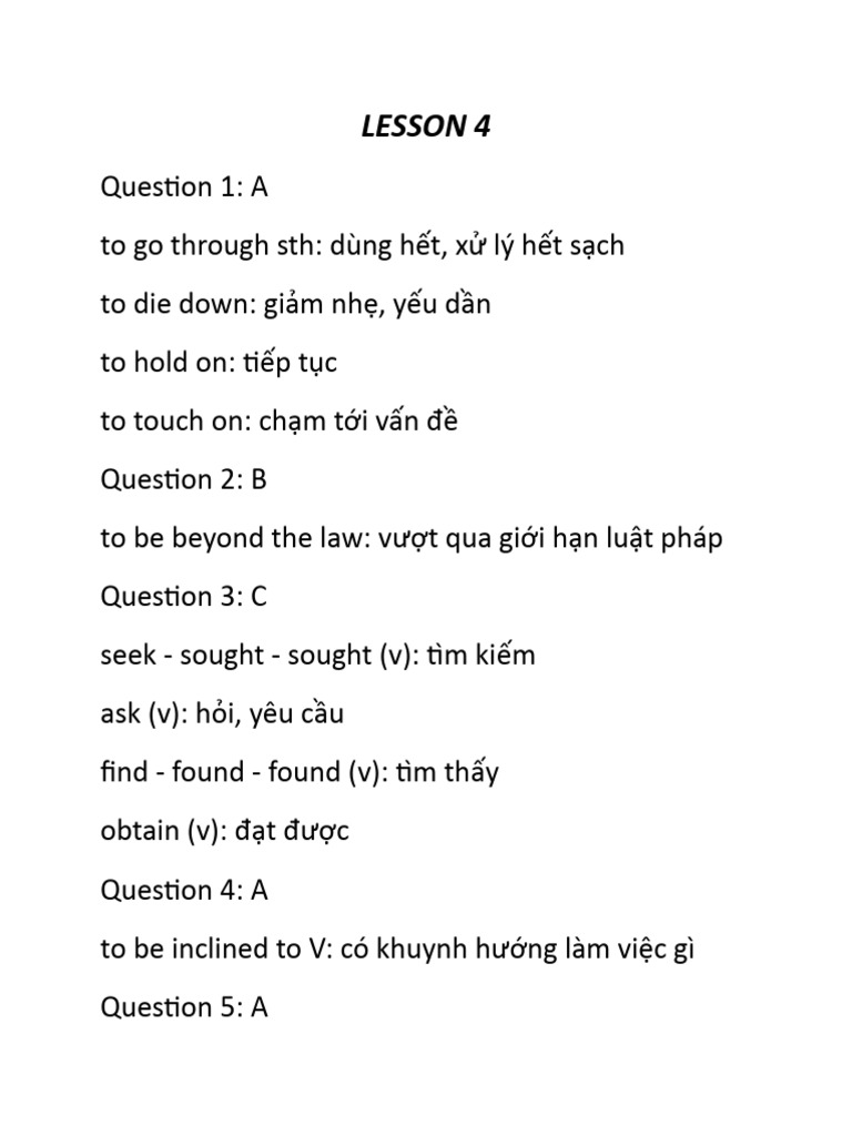 Lesson 4 | PDF