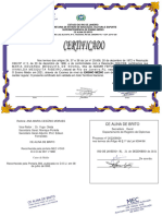 Certificado Maria Eduarda
