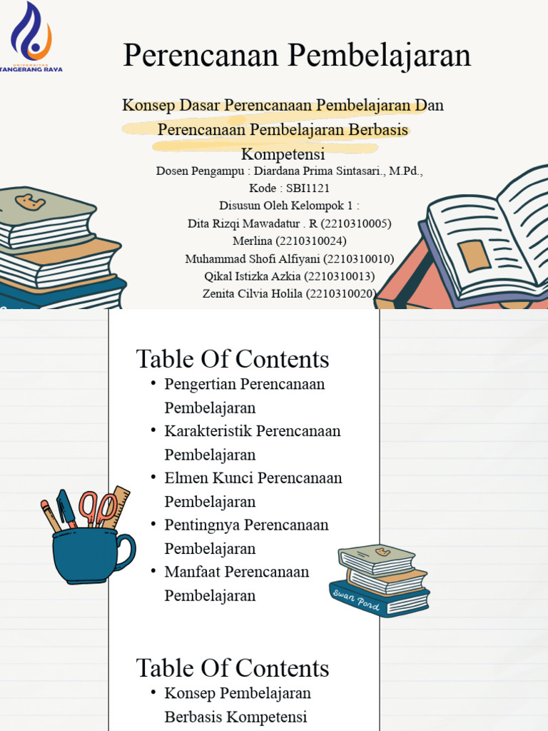 Konsep Dasar Perencanaan Pembelajaran Dan Perencanaan Pembelajaran