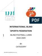 6 Rules IBSA Blind Football B1 Rulebook 2022 2025