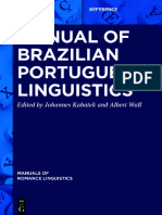 Manual of Brazilian Portuguese Linguistics 3110405865 9783110405866