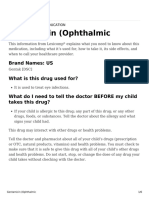 Gentamicin Ophthalmic