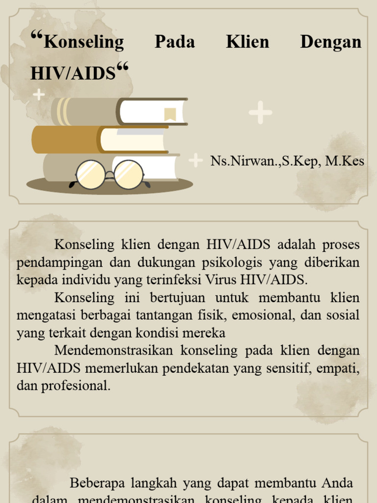 Konseling Pada Klien Dengan Penyakit Hiv Aids | PDF