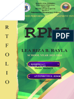 Rpms Portfolio - Proficient 2023-2024 - For Sharing