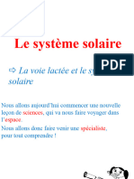 Le Systeme Solaire La Voie Lactee Et Le Systeme Solaire