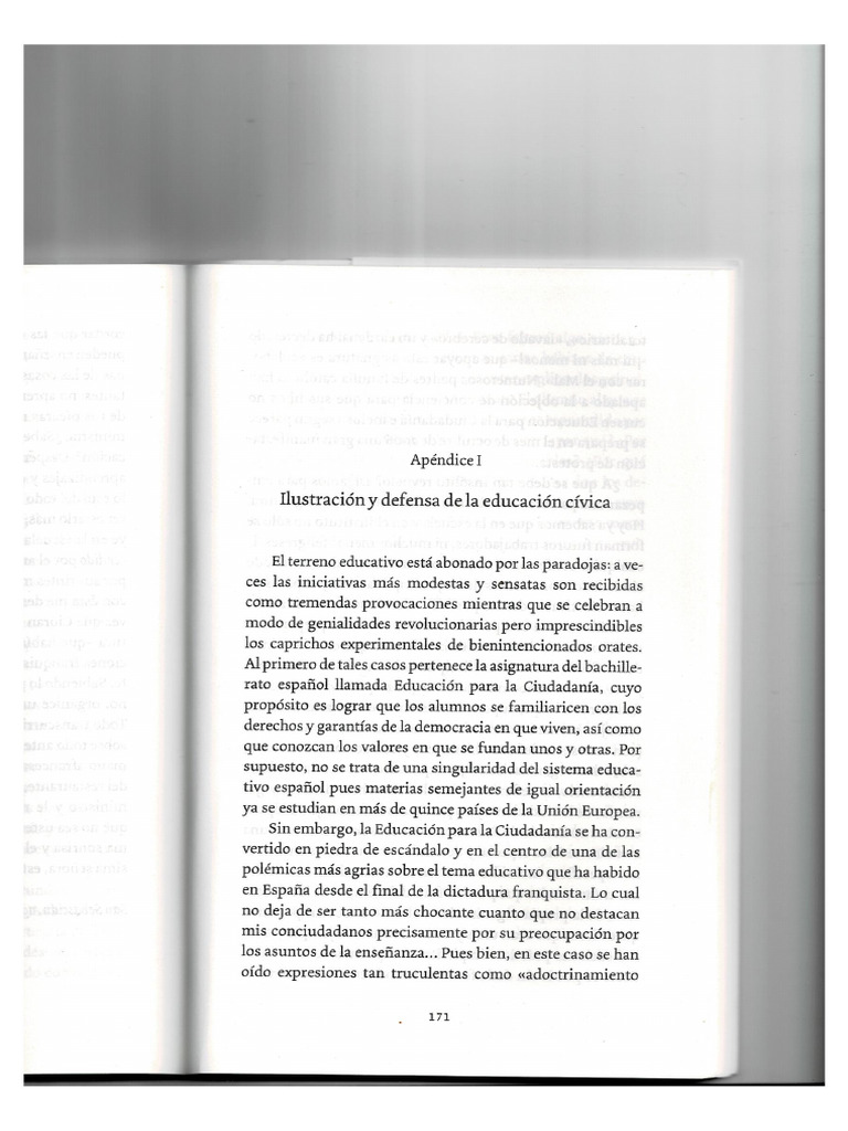 Texto+1+ +savater+ +Ilustración+y+Defensa+de+La+Educación+Cívica | PDF