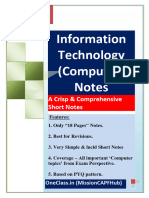 Information Technology Notes by Yg Kiccha