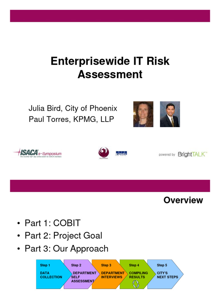 Julia Bird Enterprisewide IT Risk Assessment | PDF | Risk | Audit