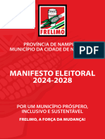 Manisfeto Da Frelimo AF - NAMPULA - CIDADE