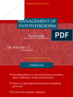 Management of Hypothyriodism (Autosaved) Edited