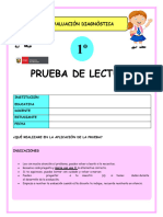 1° Evaluación Lectura