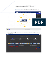 Registrasi Perusahaan Pada SINSW Generasi 2